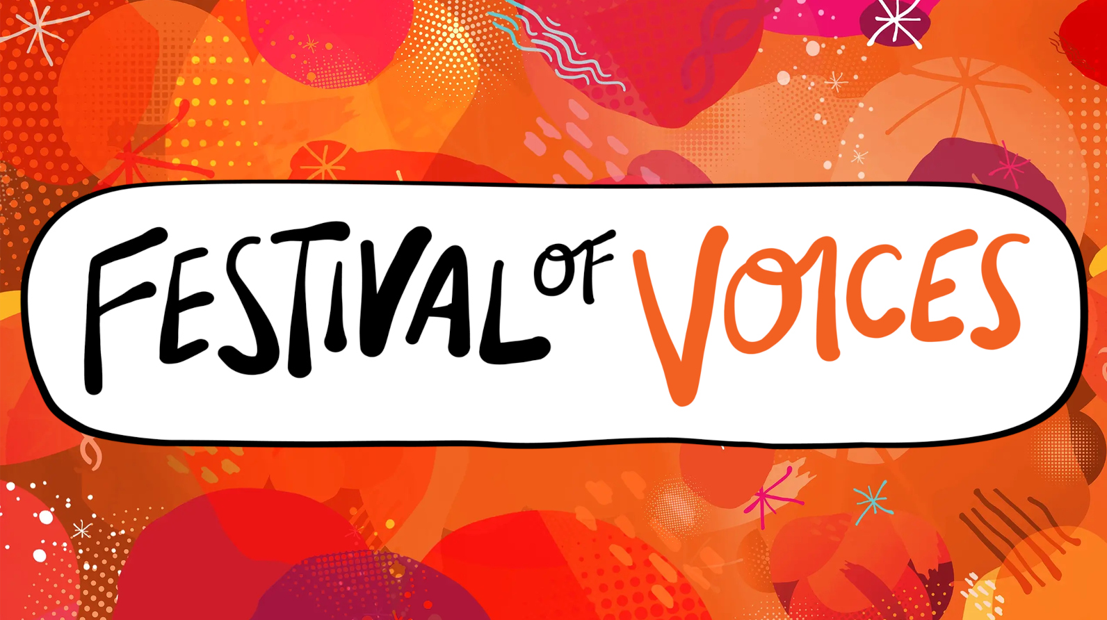 Colourful Festival of Voices banner